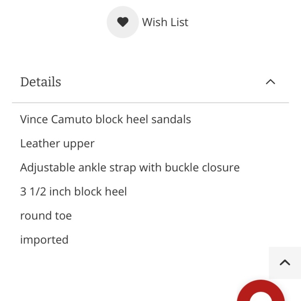 Vince Camuto Corlina Nude Heels 10.5 - Picture 5 of 5